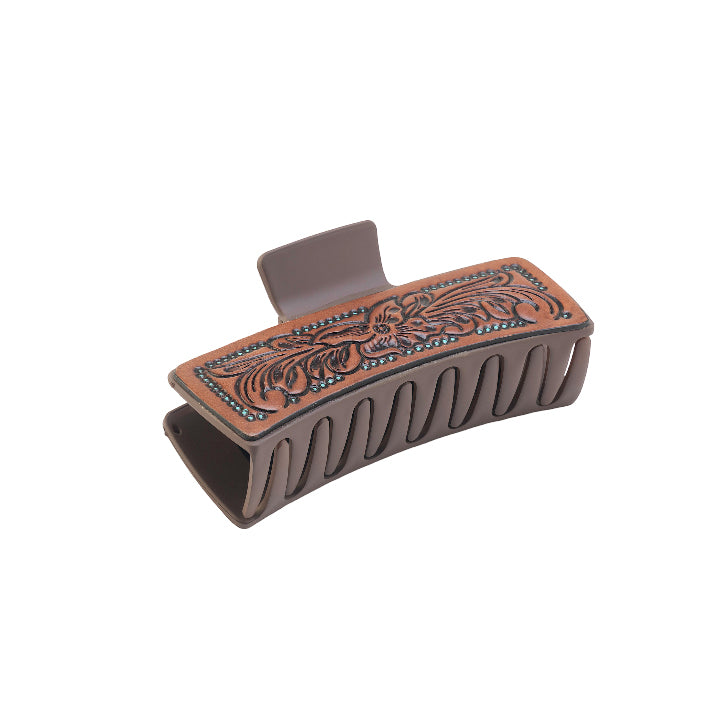 High Vista Hair Comb Clip In Dark Brown - Myra USA