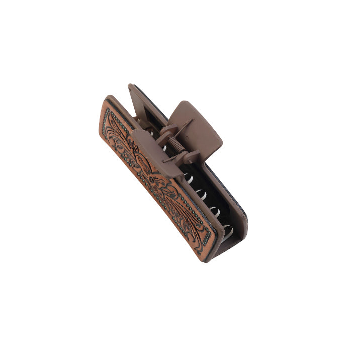 High Vista Hair Comb Clip In Dark Brown - Myra USA