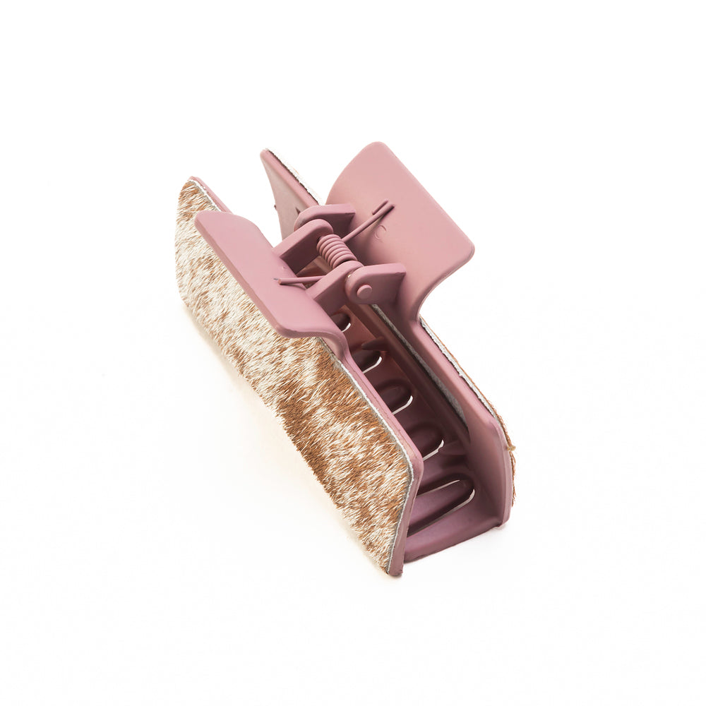 High Vista Hair Comb Clip In Peach and Brown - Myra USA