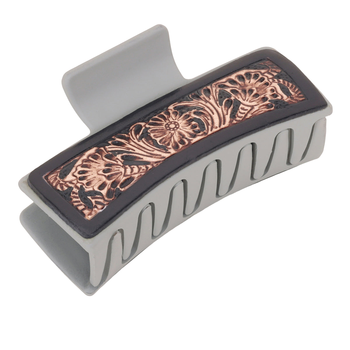 High Vista Hair Comb Clip In Gray - Myra USA