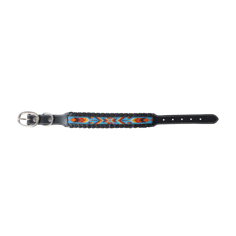 Running Wind Dog Collar In Black - Myra USA