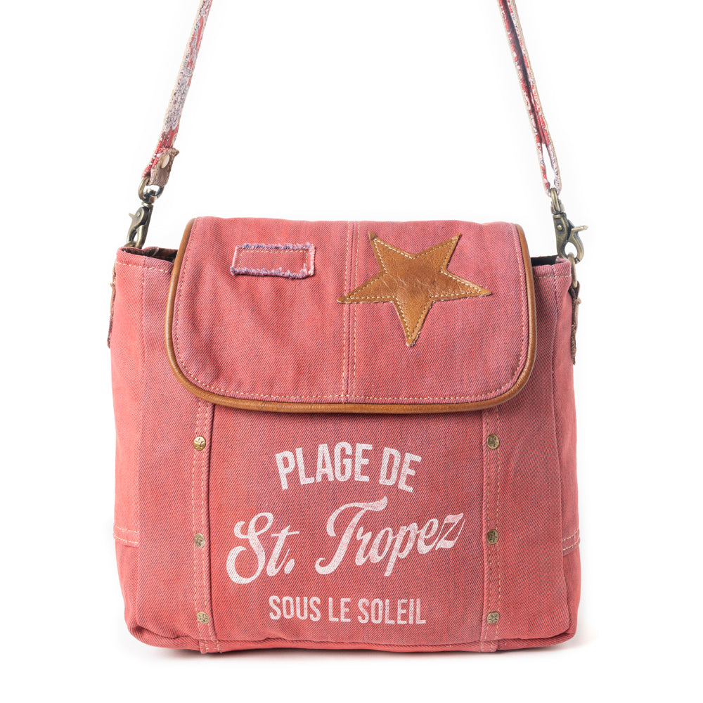 St. Tropez Explorer Shoulder Bag in Pink - Myra USA