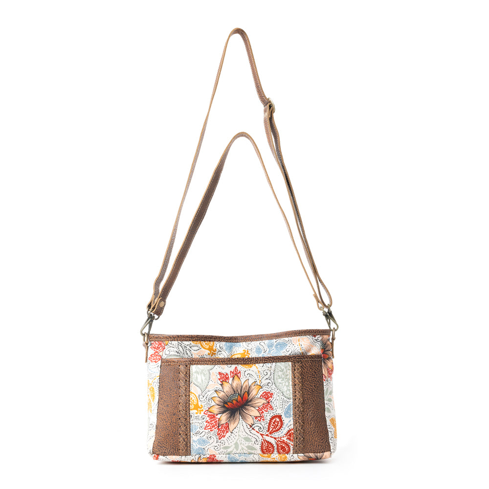 MesaTrail Dahlia Crossbody Bag in Wild Floral Print - Myra USA