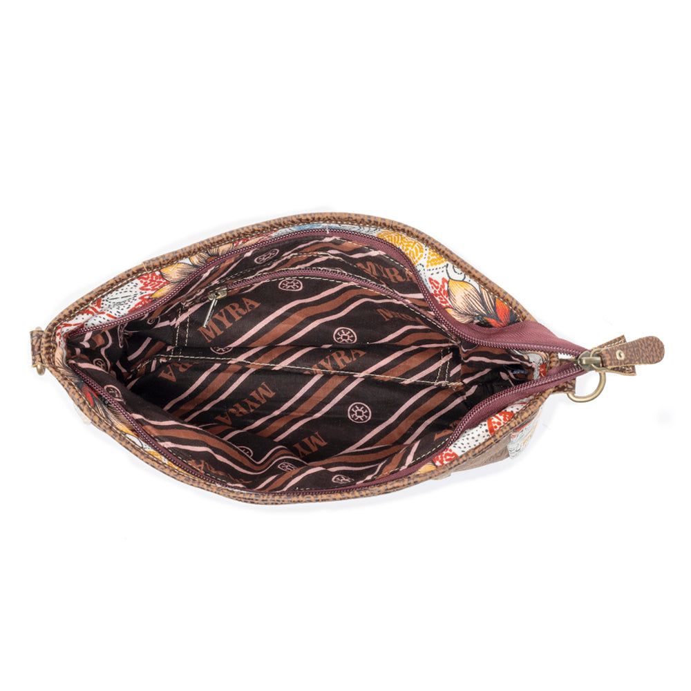 MesaTrail Dahlia Crossbody Bag in Wild Floral Print - Myra USA