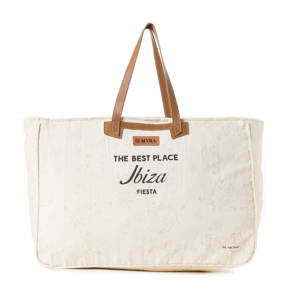 Old Town Weekender Bag in Warm Vanilla Mist - Myra USA