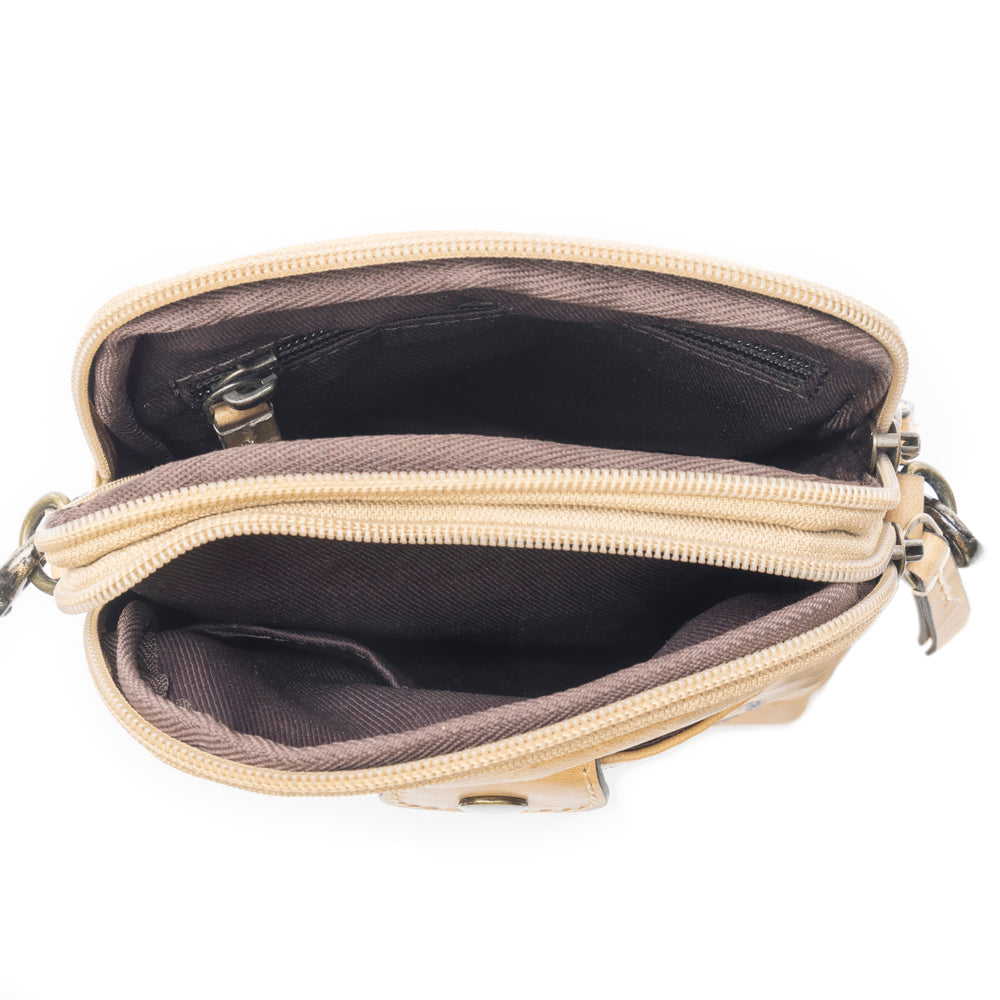 Starlight Rope Crossbody Bag In Sand