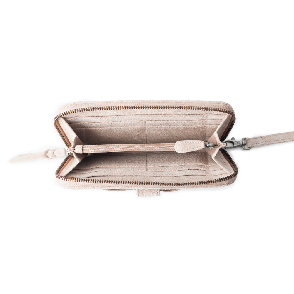 Electric Desert Wallet In Brown In Chocolate White - Myra USA