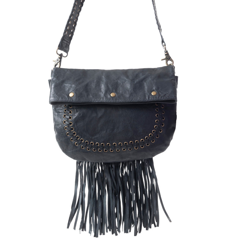Mianda Shoulder Bag In Black - Myra USA