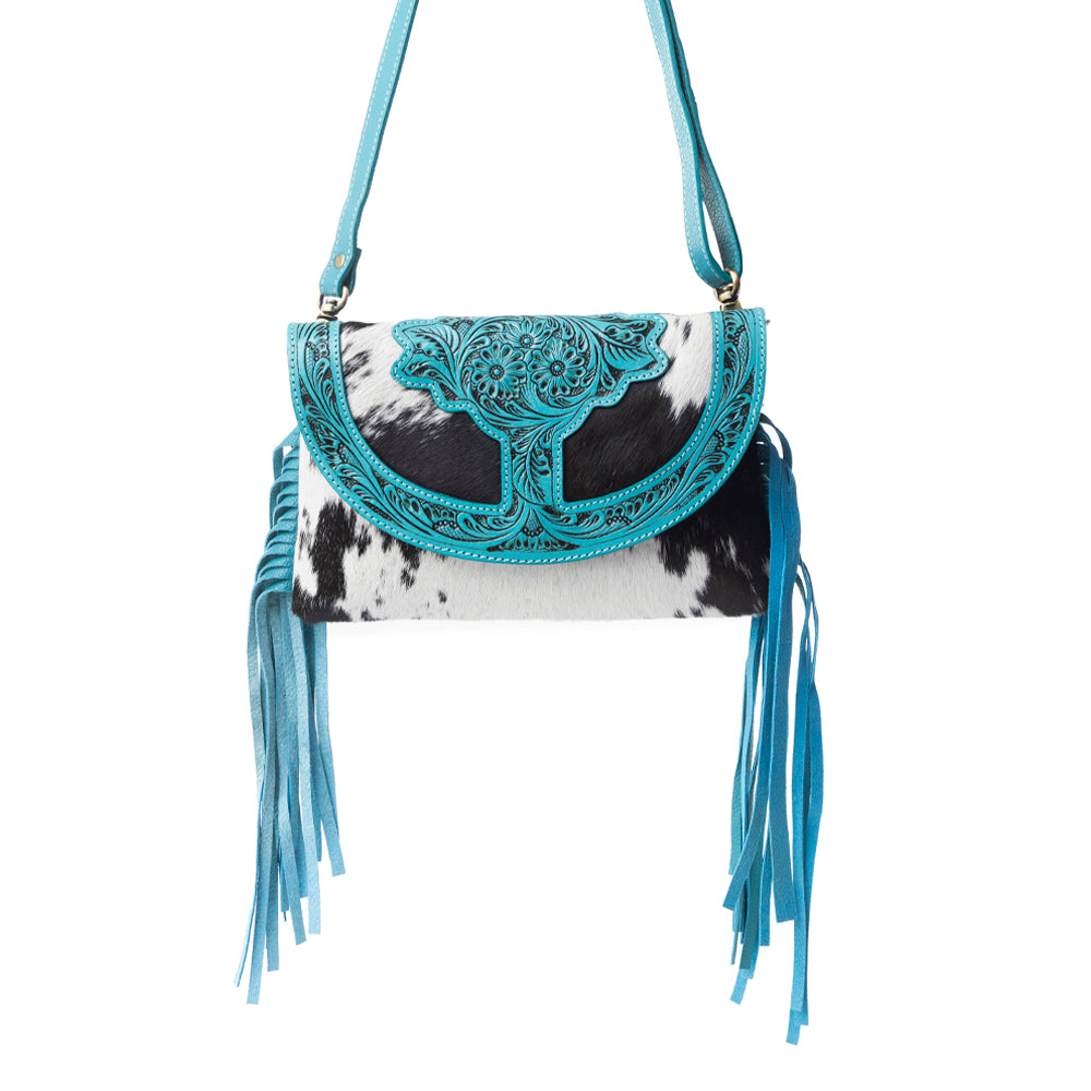 Stonedrop Ridge Crossbody Bag In Teal - Myra USA