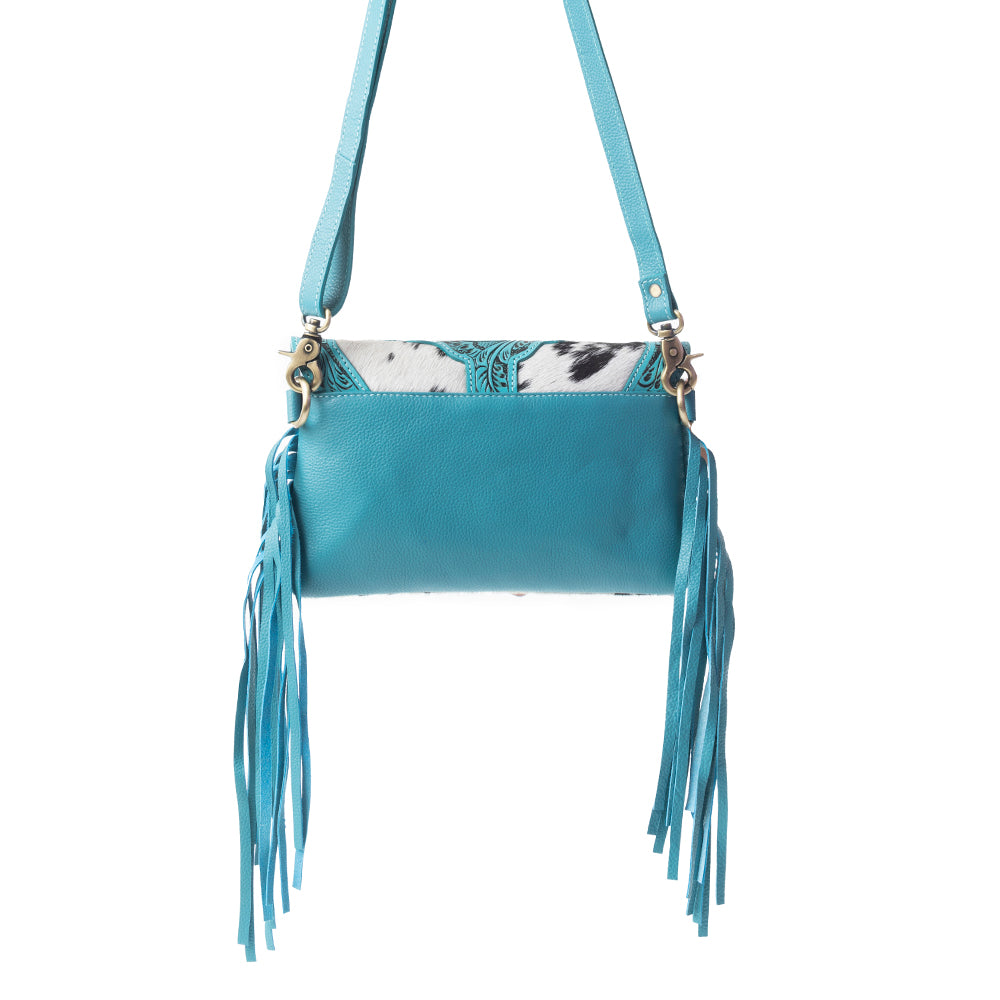 Stonedrop Ridge Crossbody Bag In Teal - Myra USA