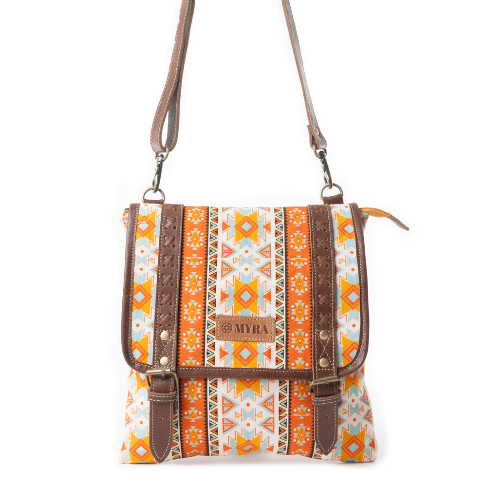 Canyon Star Concealed Carry Bag In Orange & White - Myra USA