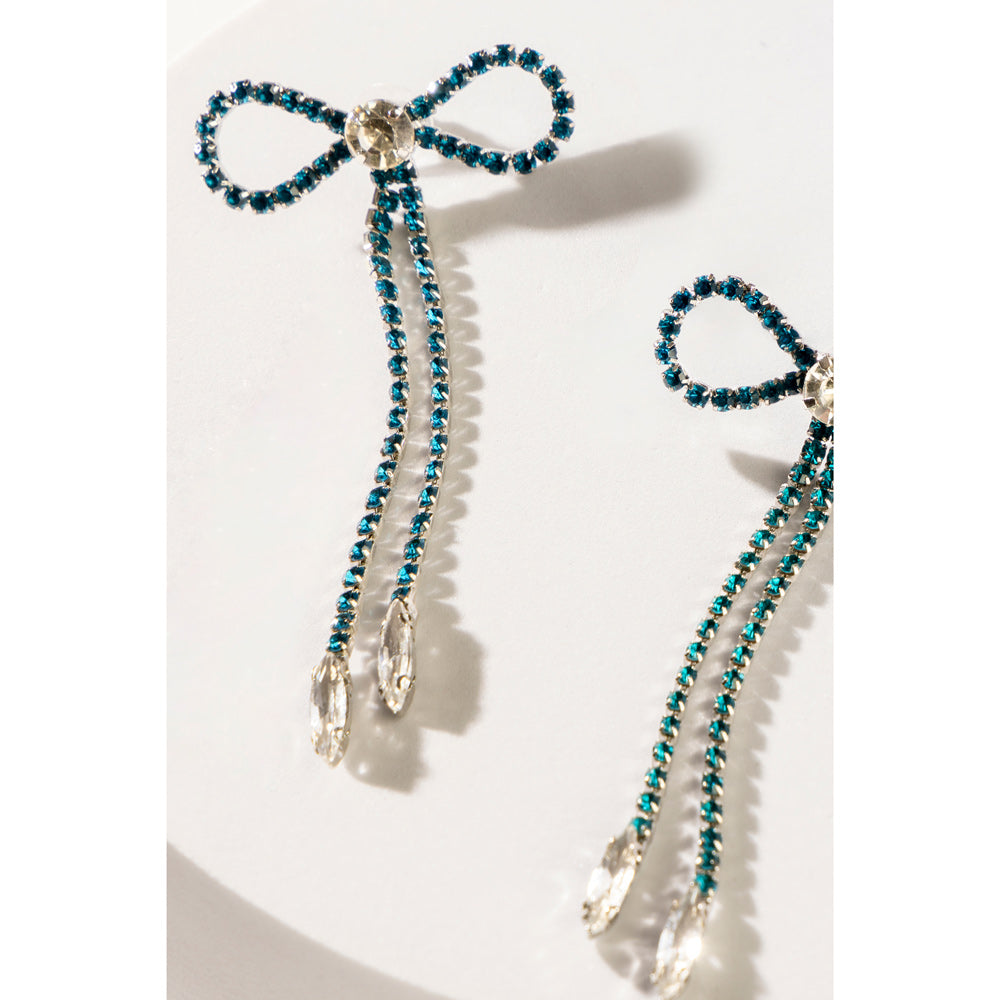 Starlight Lasso Earrings In Black - Myra USA