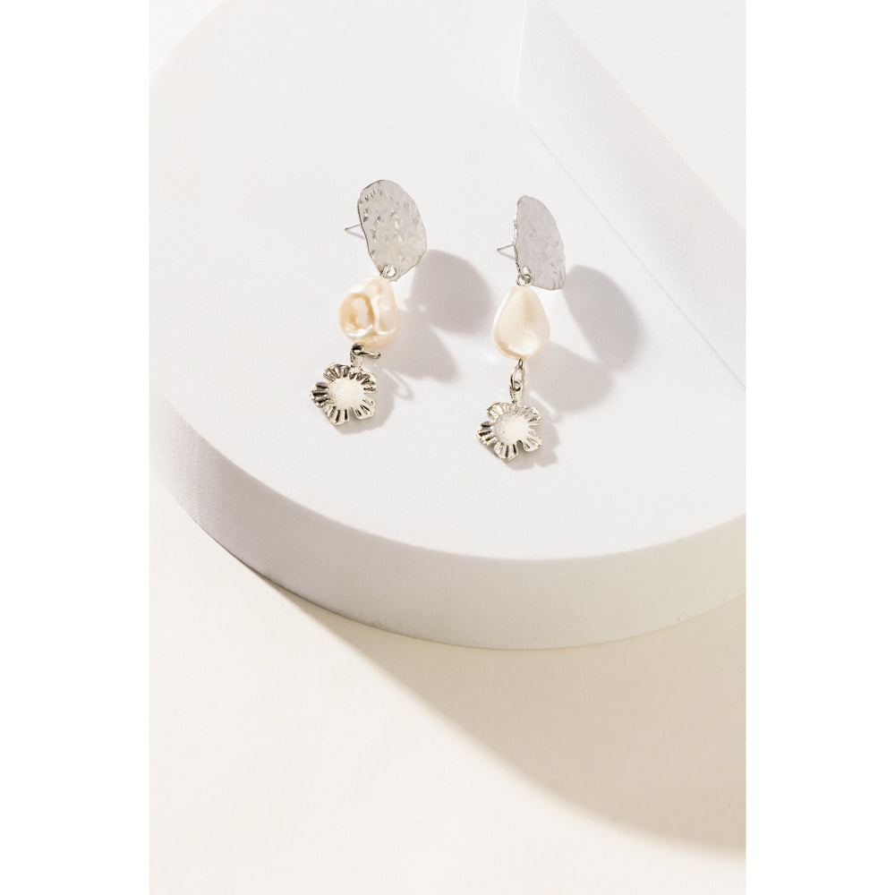 Desert Bloom & Pearl Earrings - Myra USA
