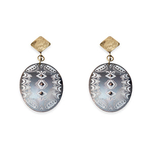 Ridge Nightfall Earrings - Myra USA