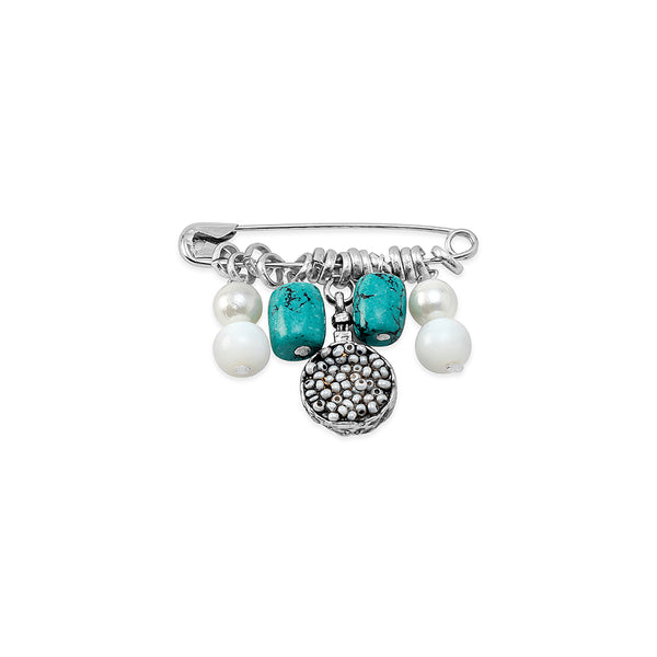 Raincloud Mesa Brooch - Myra USA