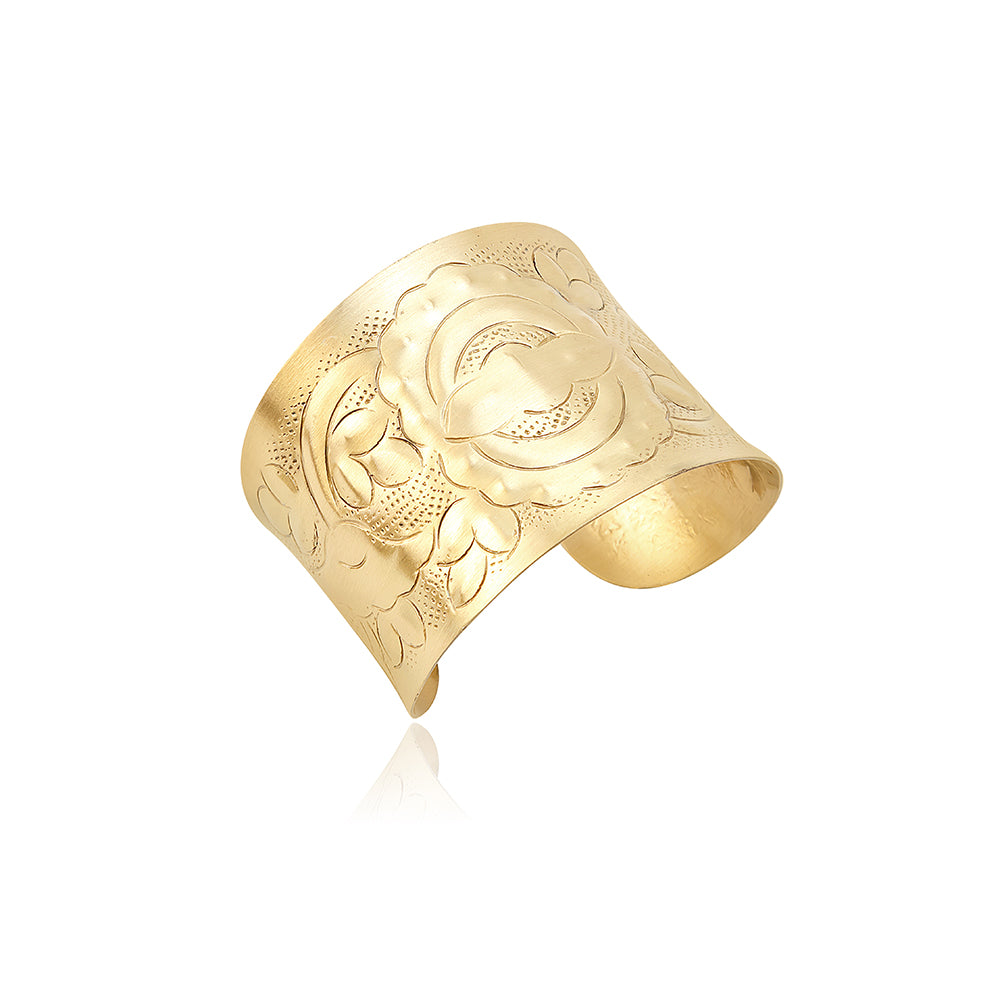 Medallion Sun Cuff Bracelet