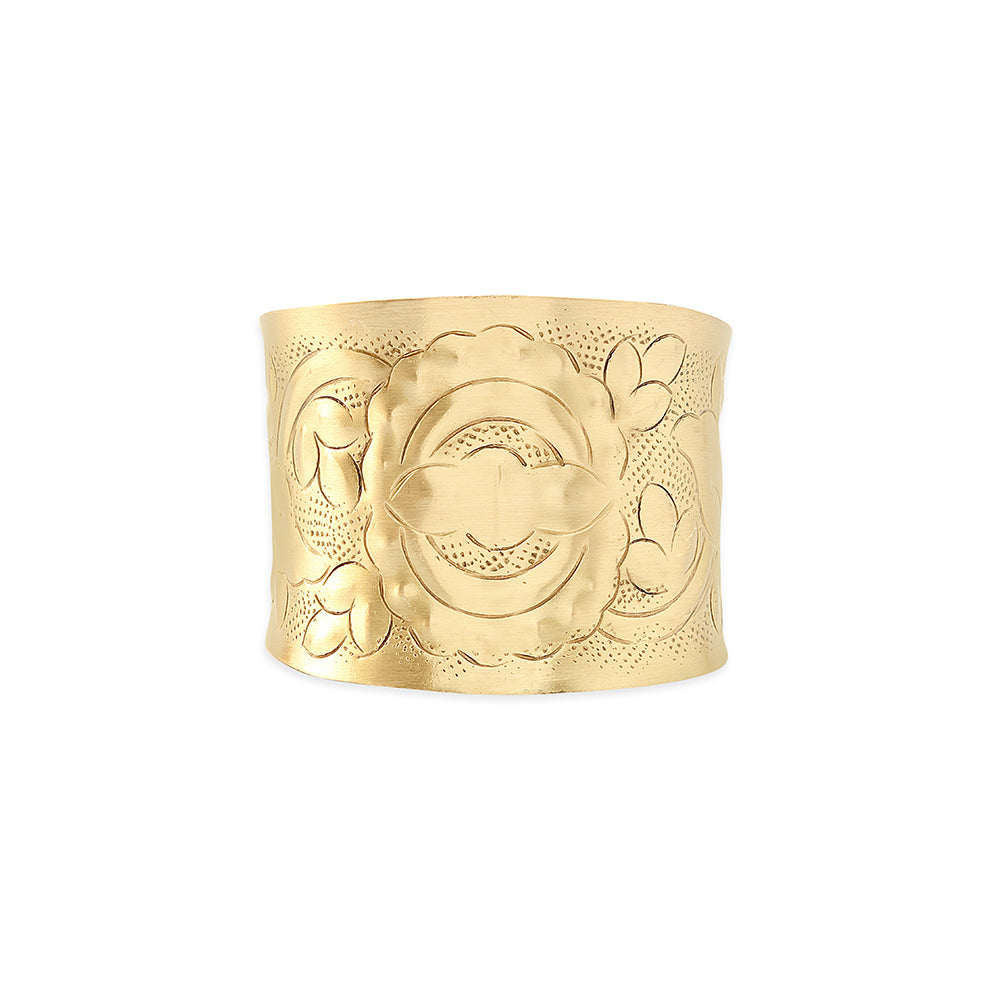 Medallion Sun Cuff Bracelet - Myra USA