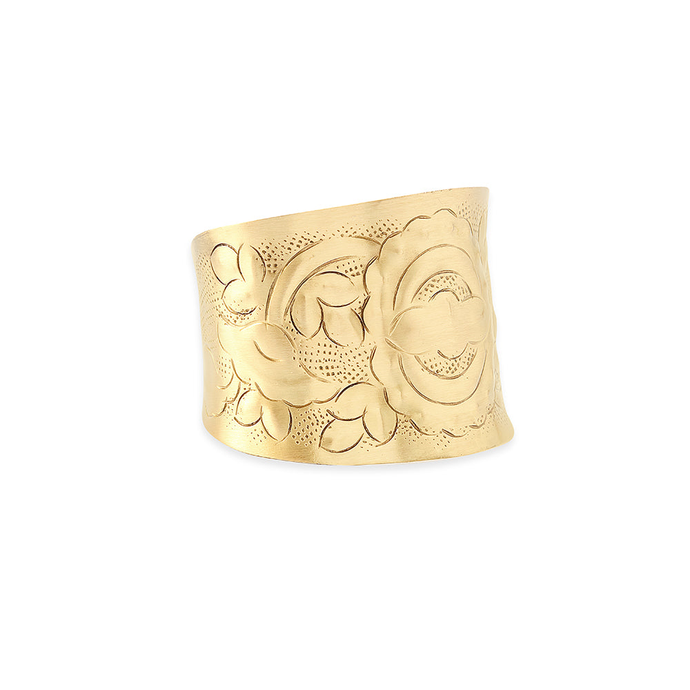 Medallion Sun Cuff Bracelet