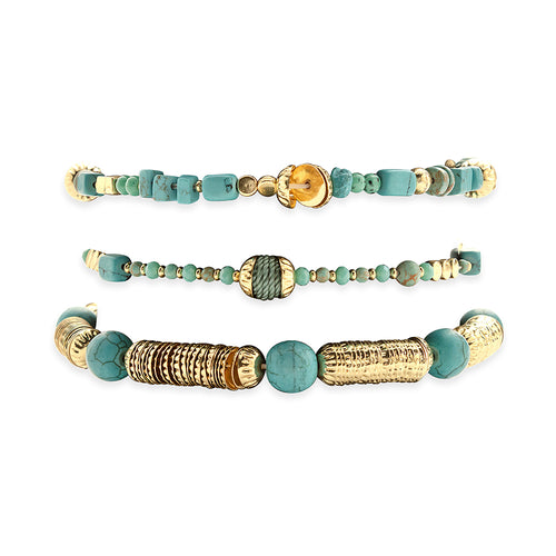 Fox Spring Stacked Bracelet - Myra USA