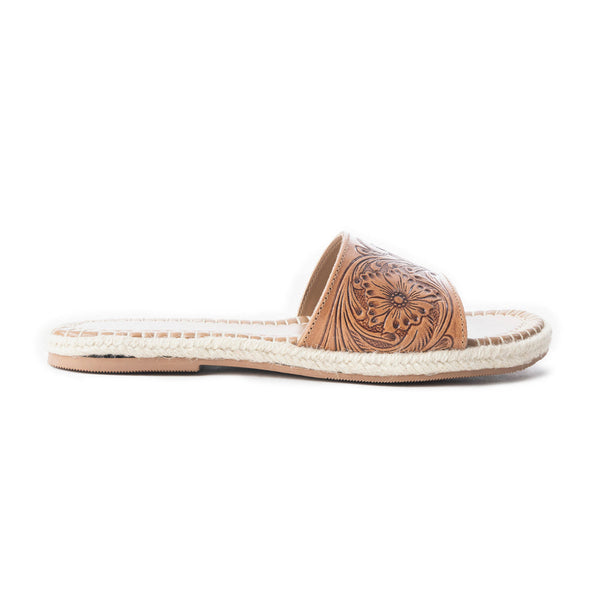 Horizon Creek Slides In Black & Brown - Myra USA