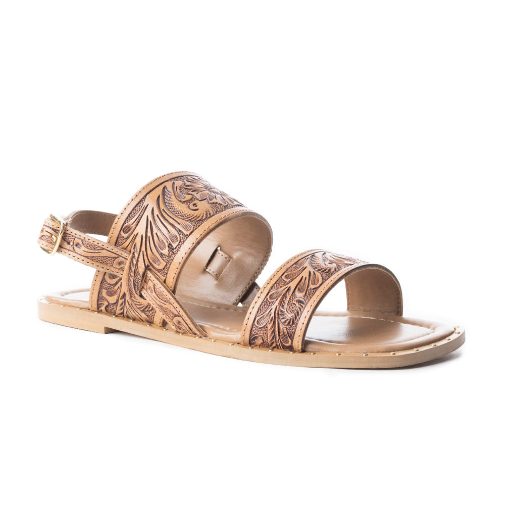 Wildlfower Wanderer Sandals In Natural - Myra USA