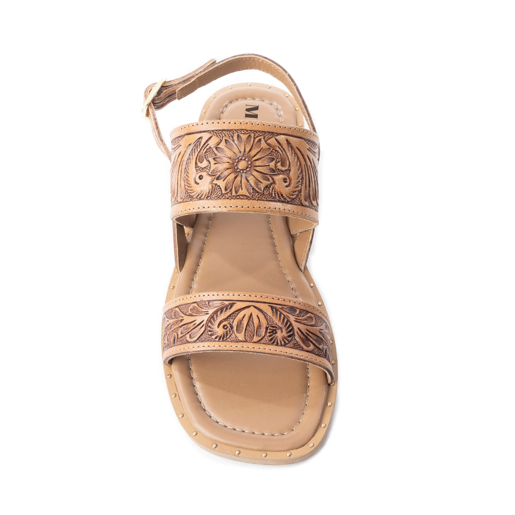 Wildlfower Wanderer Sandals In Natural - Myra USA