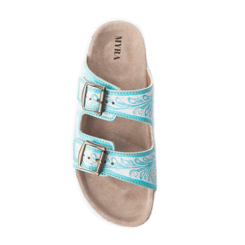 Turquoise Trail Birks In Turquoise & White - Myra USA
