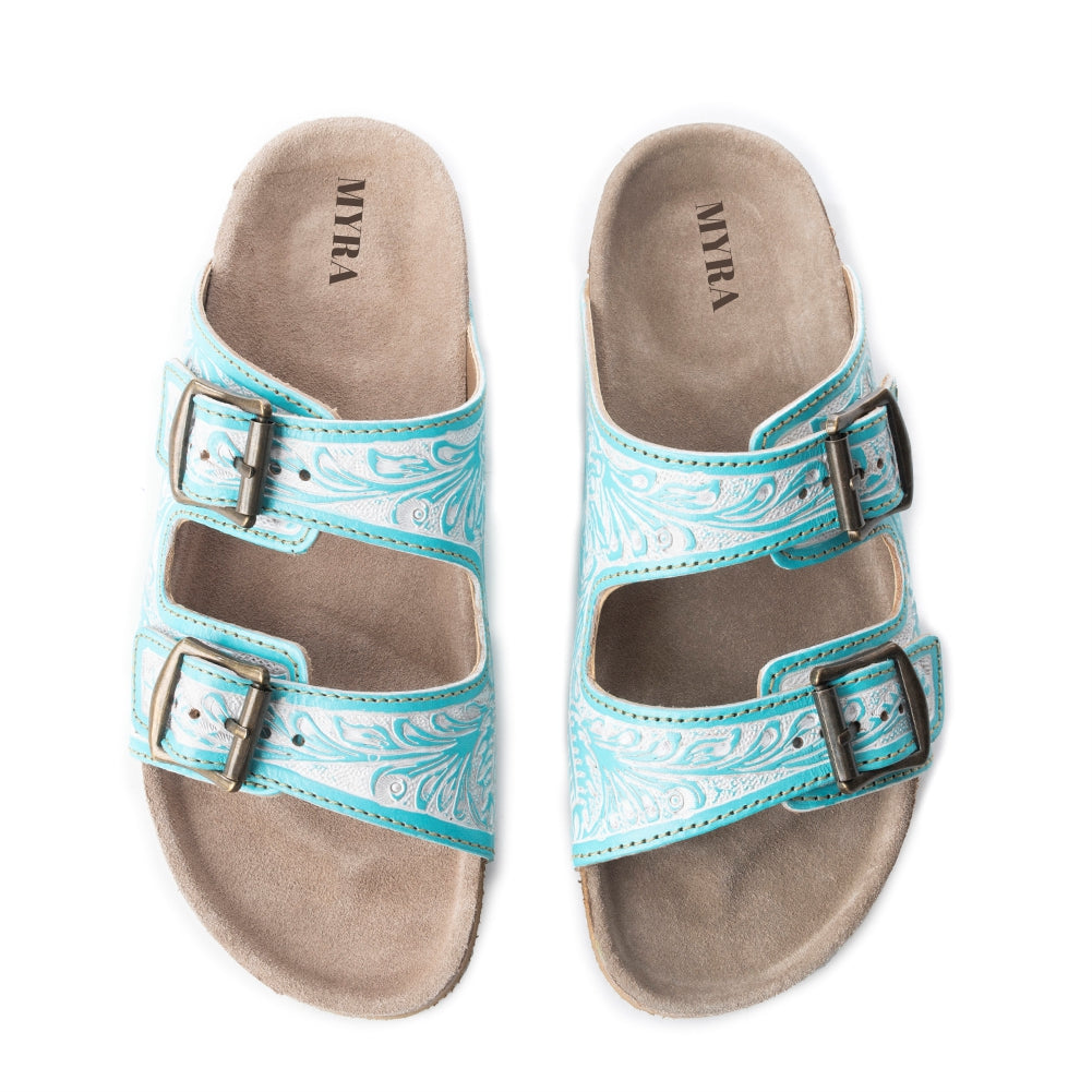 Turquoise Trail Birks In Turquoise & White - Myra USA