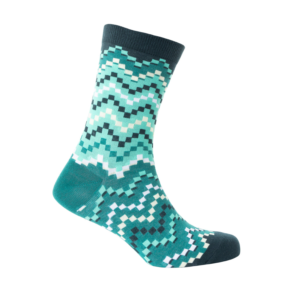 Jade Valley Pixie Socks In Green - Myra USA