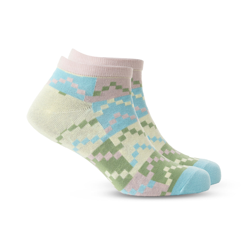 Buttercup Breeze Betty Ankle Socks In Multicolor - Myra USA