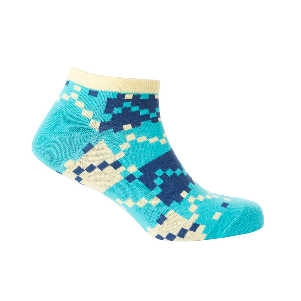 Buttercup Breeze Betty Ankle Socks In Blue - Myra USA