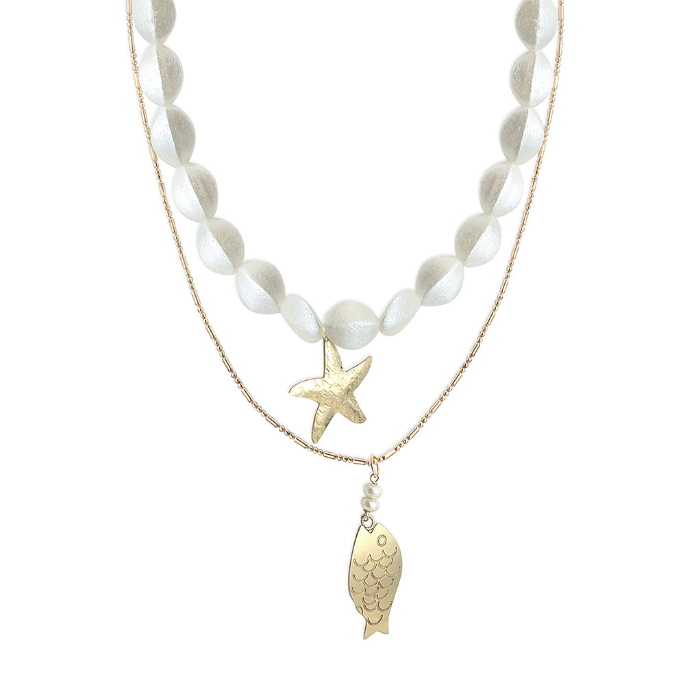 Pearl of the Shore Necklace - Myra USA