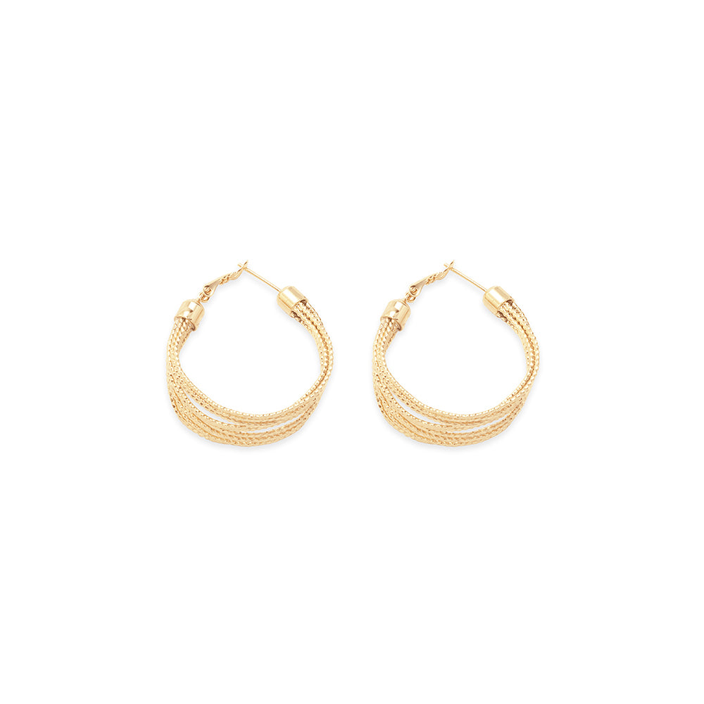 Dune Radiance Hoop Earrings - Myra USA