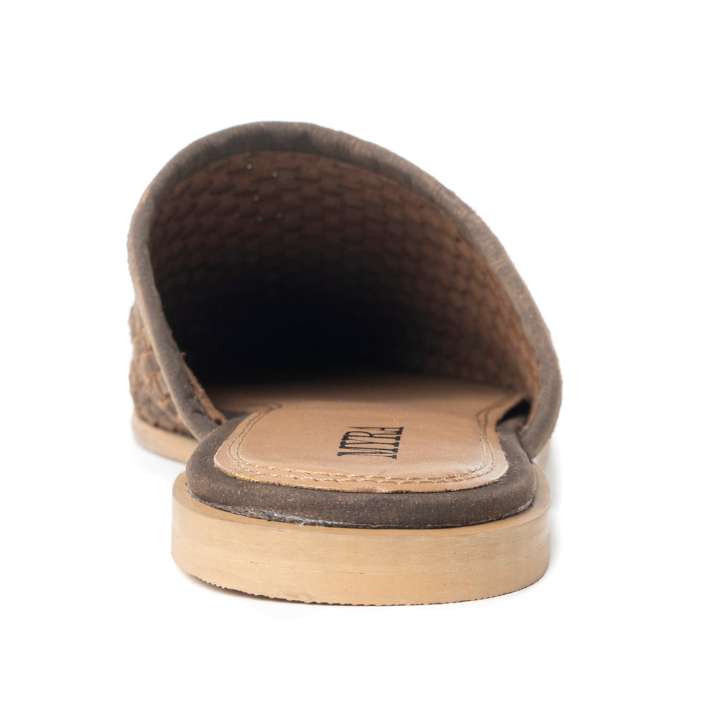 Spurloom Braided Sandals in Espresso Brown - Myra USA