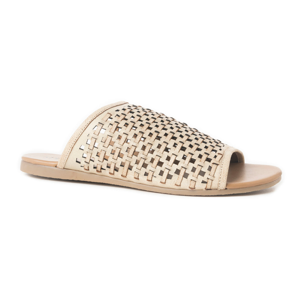 Dawnlace Desert Curve Sandals in Beige