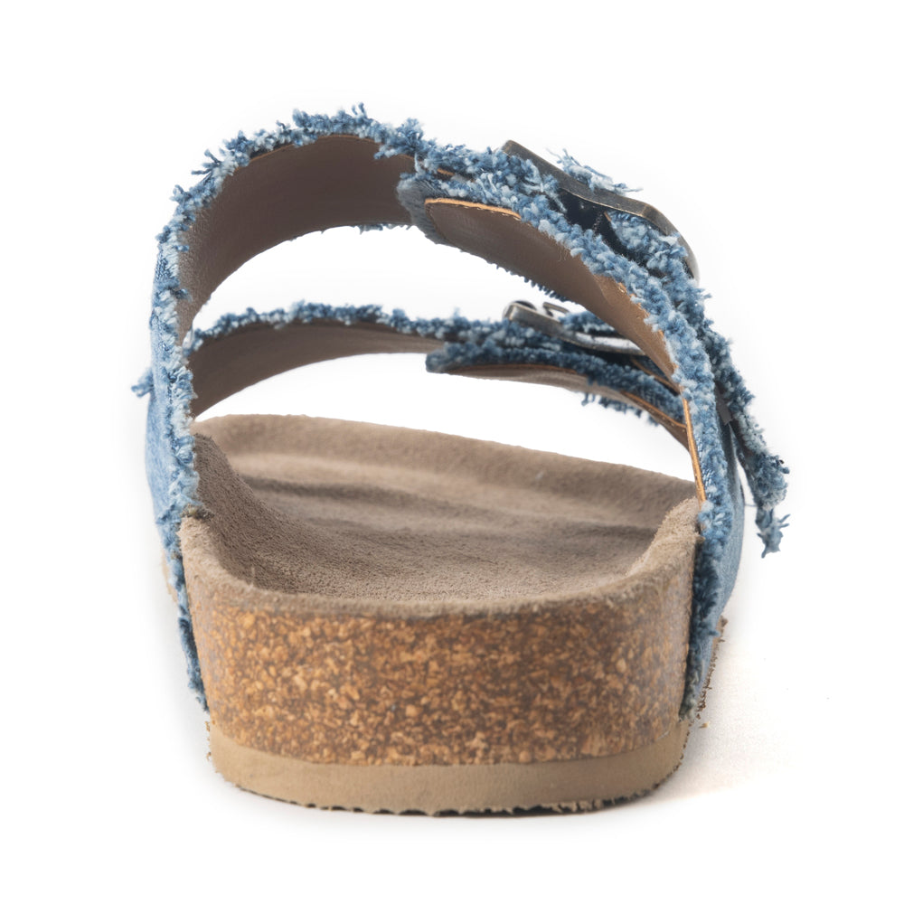 Blue Ridge Denim Sandals in Dusty Indigo