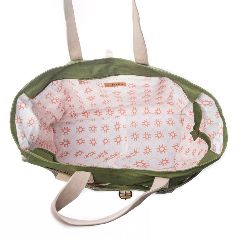 Myra Ranger’s Day Weekender Bag in Shadow Camo Green