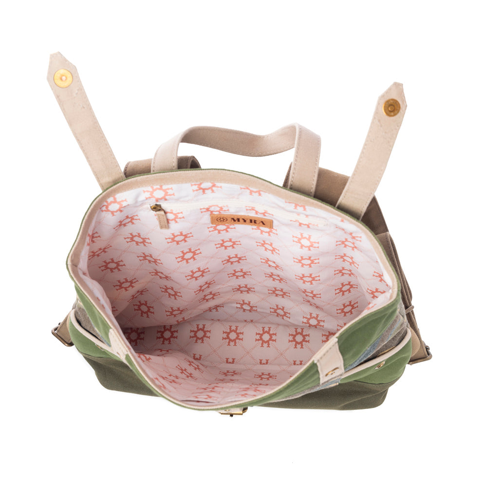 Myra Ranger’s Day Backpack in Woodland Camo Green
