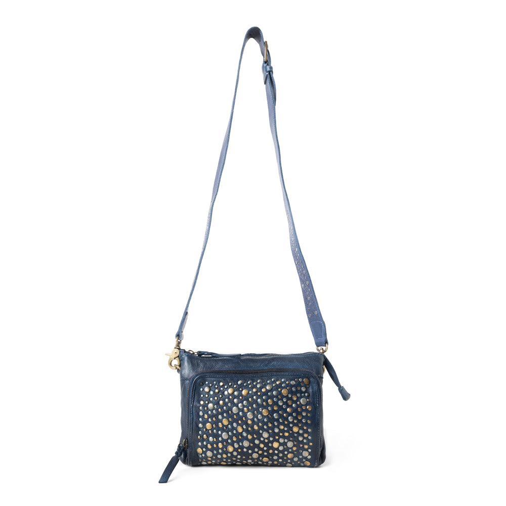 Mossveil Leather Bag in Blue - Myra USA