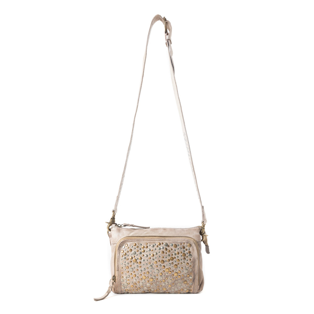Mossveil Leather Bag in Beige - Myra USA