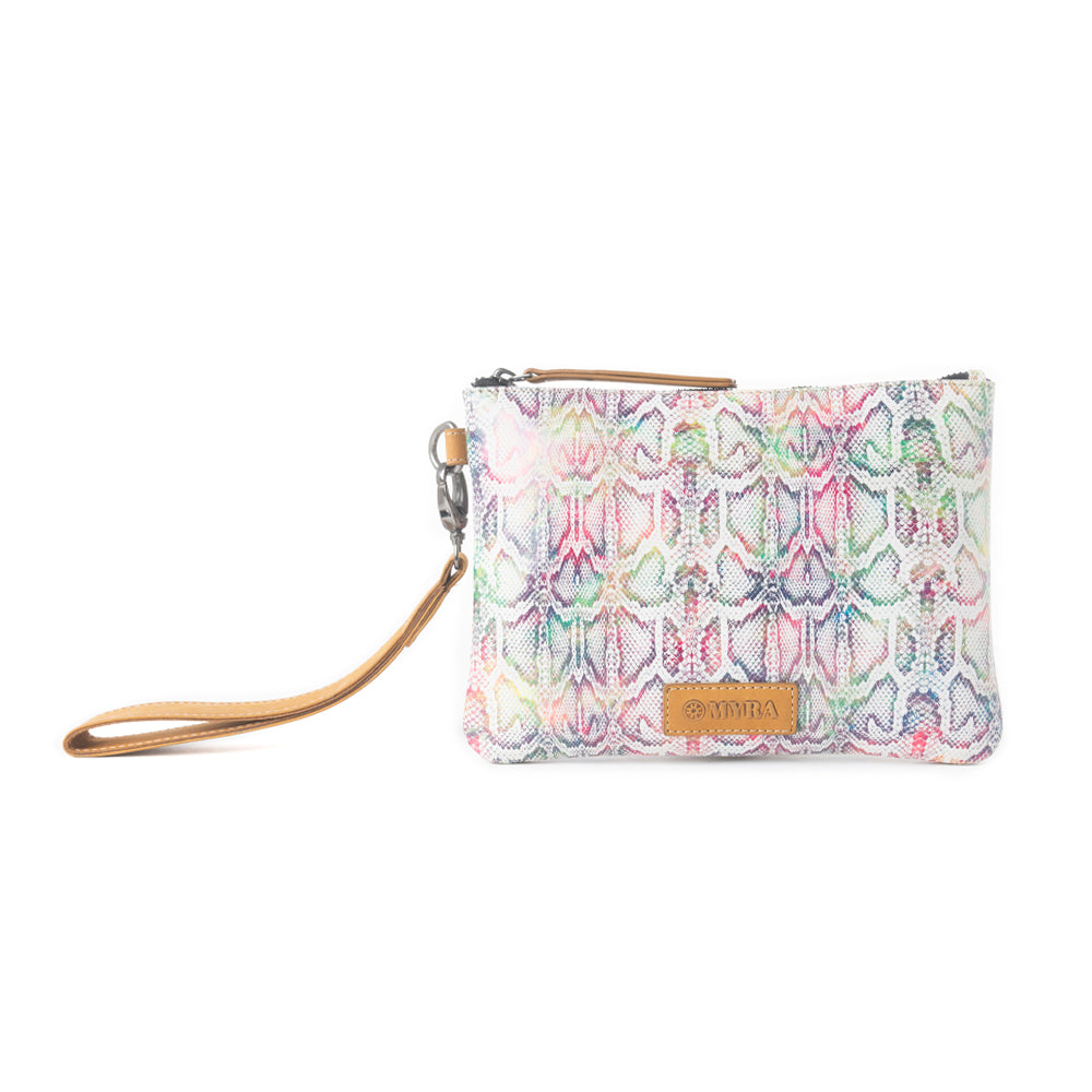 Bloom & Breeze Pouch Bag in Sunlit Pink - Myra USA