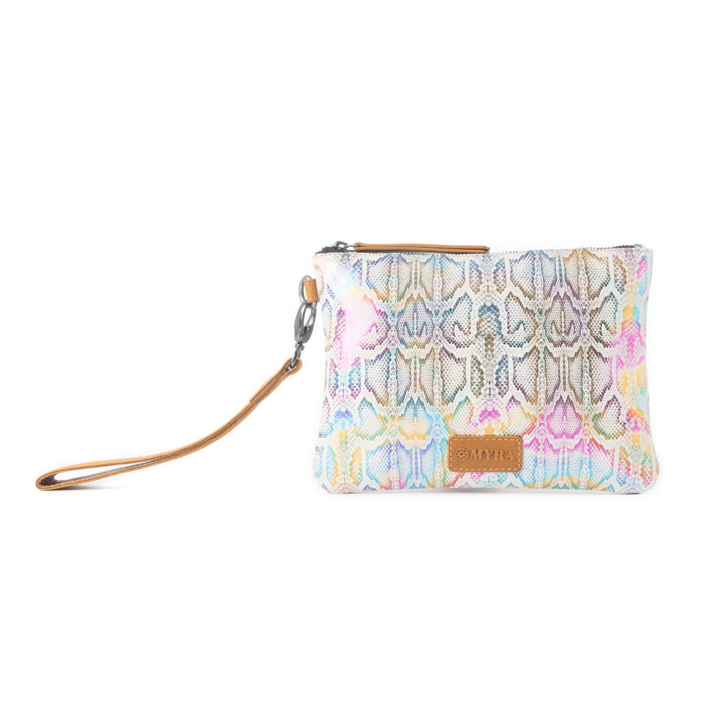Pastel Fiesta Pouch in Candy White - Myra USA