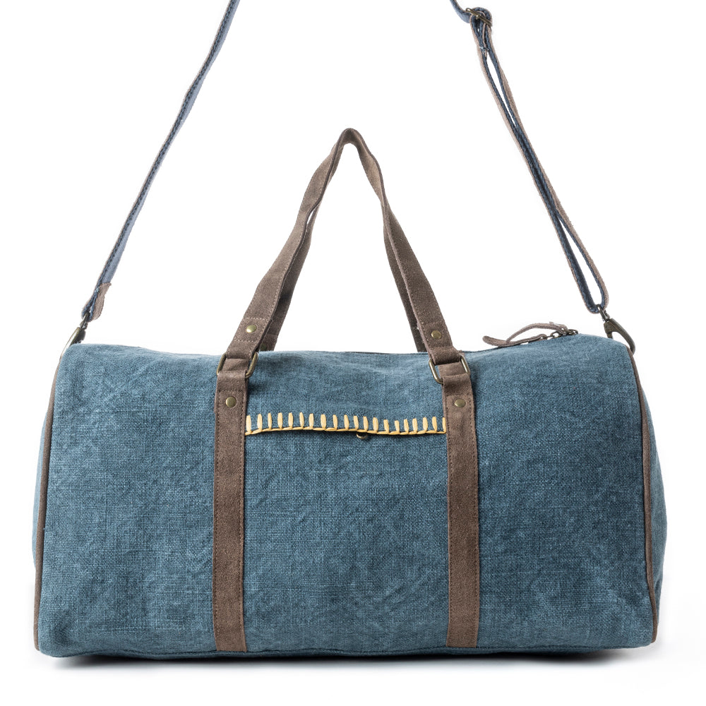 Rustic Roamer traveler Bag in Blue