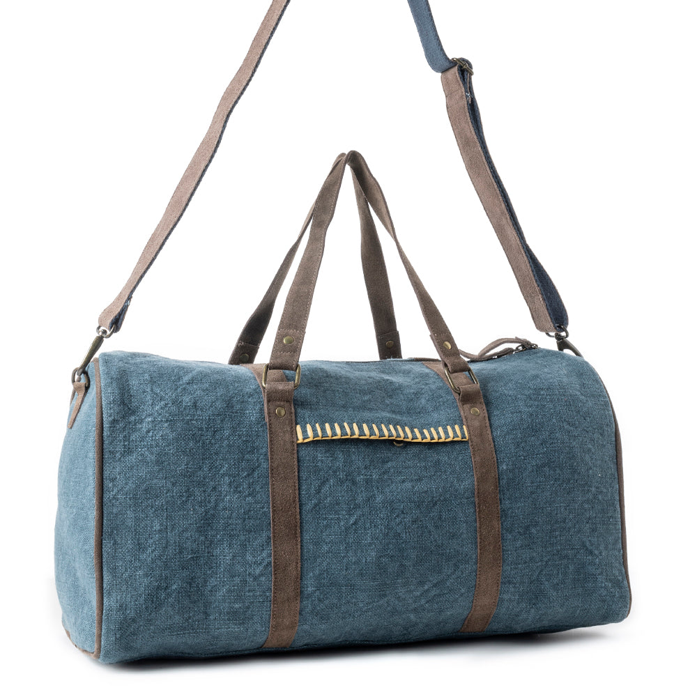 Rustic Roamer traveler Bag in Blue
