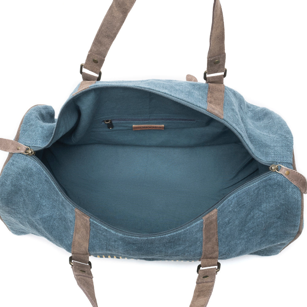 Rustic Roamer traveler Bag in Blue
