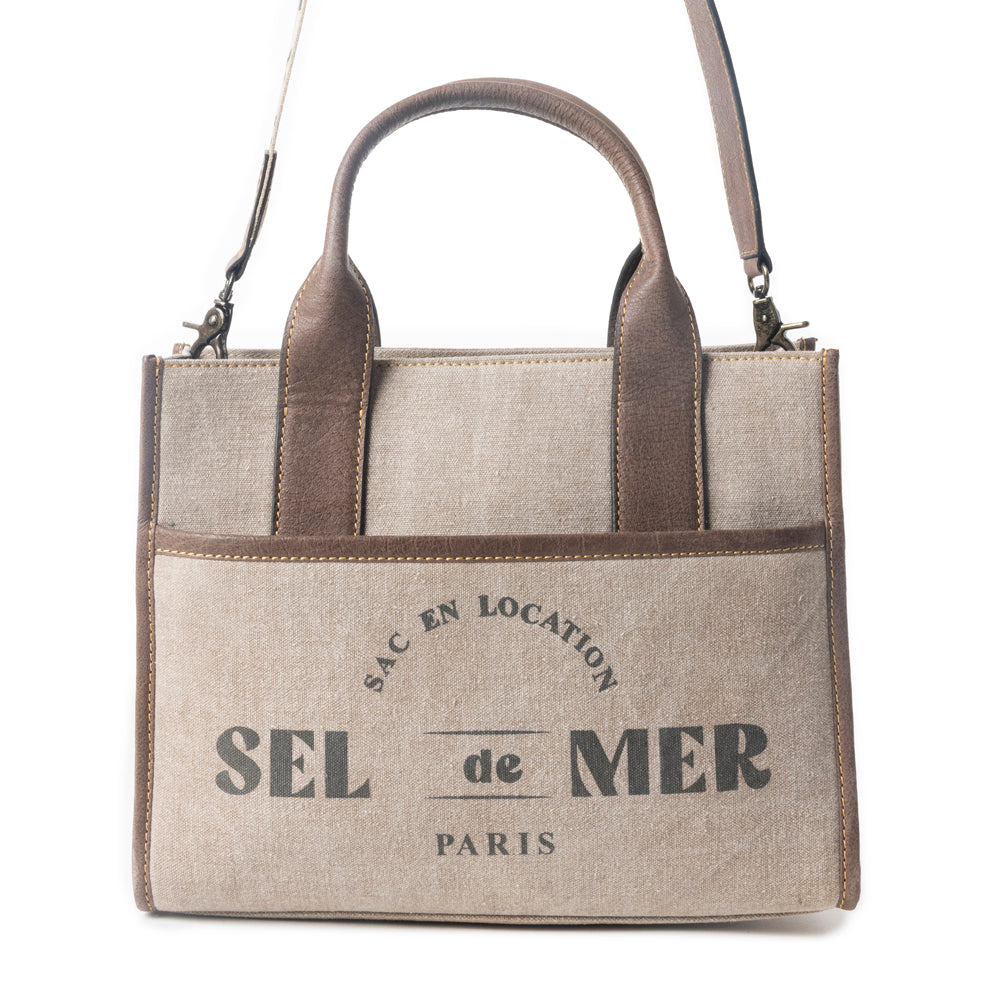 Sel de Mer Crossbody Bag in Old Mill White - Myra USA