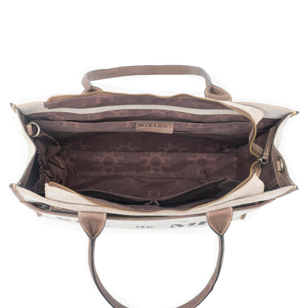 Sel de Mer Tote Bag in Old Mill White