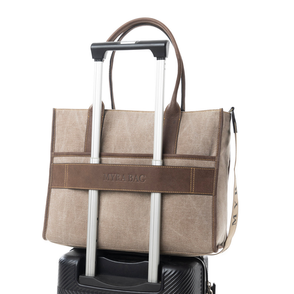 Sel de Mer Tote Bag in Old Mill White
