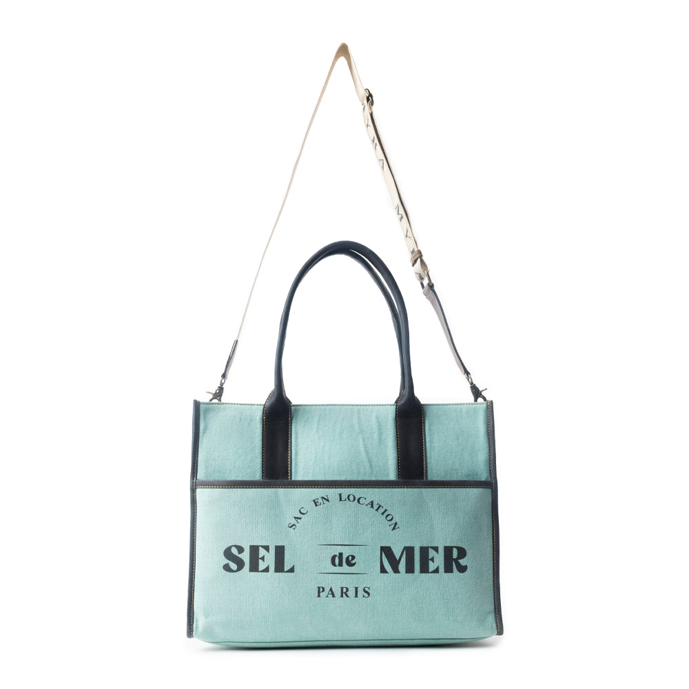 Sel de Mer Tote Bag in Green - Myra USA