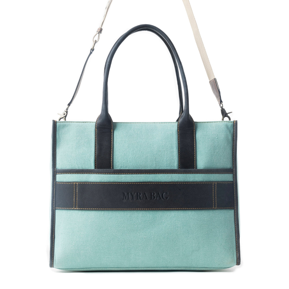 Sel de Mer Tote Bag in Green - Myra USA